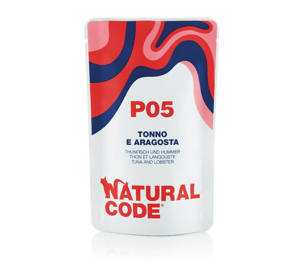 Natural Code P05 Tonno e Aragosta Umido Gatto 70 Gr Natural Code P05 Tonno e Aragosta Umido Gatto 70 Gr